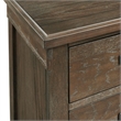 Bowery Hill 2-Drawers Bedroom Nightstand/USB Ports in Walnut Distressed
