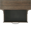 Bowery Hill 2-Drawers Bedroom Nightstand/USB Ports in Walnut Distressed