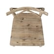 Bowery Hill Solid Wood Natural Bar Stool Chair Square 39