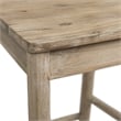 Bowery Hill Solid Wood Natural Bar Stool Chair Square 39