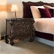 Bowery Hill Transitional 2 Drawer Nightstand in Cherry Oak