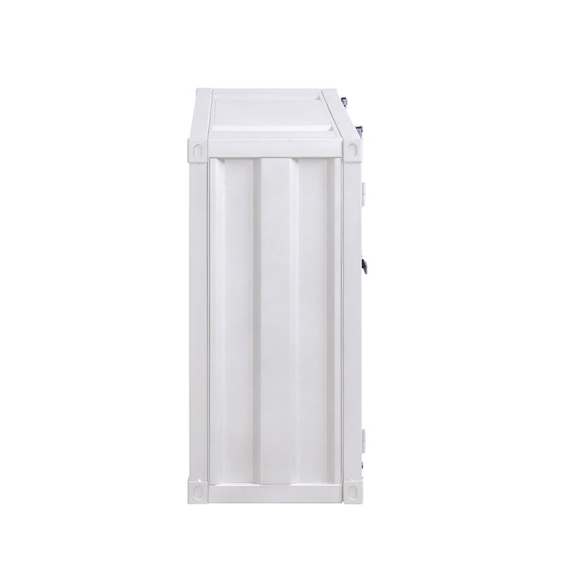 Bowery Hill Contemporary Server with Storage in White