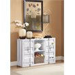 Bowery Hill Contemporary Server with Storage in White