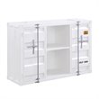 Bowery Hill Contemporary Server with Storage in White