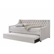 Bowery Hill Modern Twin Daybed and Trundle in Fog