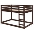 Bowery Hill Contemporary Wood Gaston Loft Bed in Espresso