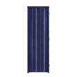 Bowery Hill Modern Double Door Wardrobe in Blue