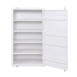 Bowery Hill Contemporary Metal Rectangular Chest with 1 Door in White