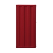 Bowery Hill Contemporary Metal Rectangular Chest with 1 Door in Red