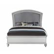 Bowery Hill Contemporary Eastern King Panel Bed in Platinum