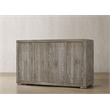 Bowery Hill Transitional 2 Drawer Dining Server in Gray