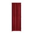 Bowery Hill Modern Double Door Metal Wardrobe in Red