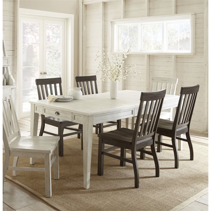 Bowery Hill Extendable Dining Table in Antique White | Cymax Business