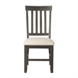 Bowery Hill 6 Piece Engineered Wood Dining Set in Dark Ash