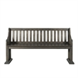 Bowery Hill 6 Piece Engineered Wood Dining Set in Dark Ash