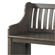 Bowery Hill 6 Piece Engineered Wood Dining Set in Dark Ash