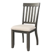 Bowery Hill 6 Piece Engineered Wood Dining Set in Dark Ash