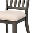 Bowery Hill 6 Piece Engineered Wood Dining Set in Dark Ash