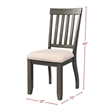Bowery Hill 6 Piece Engineered Wood Dining Set in Dark Ash
