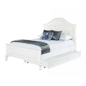 bowery hill bed with trundle in white