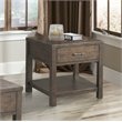 Bowery Hill End Table Nightstand Bedside Square in Solid Wood - Unfinished