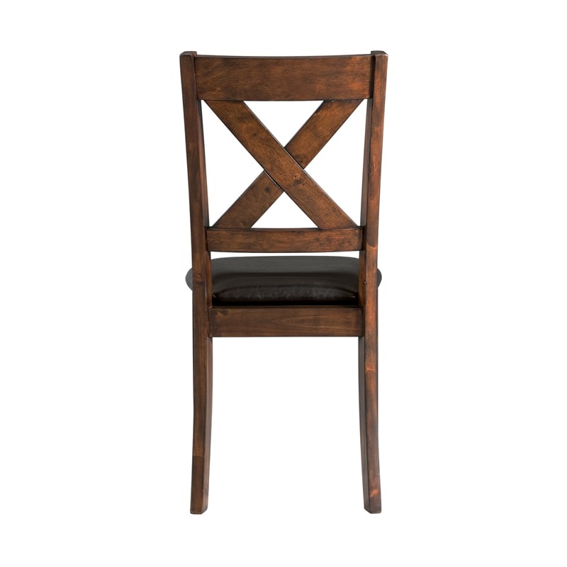 Bowery Hill 7 Piece Standard Height Dining Set in Cherry