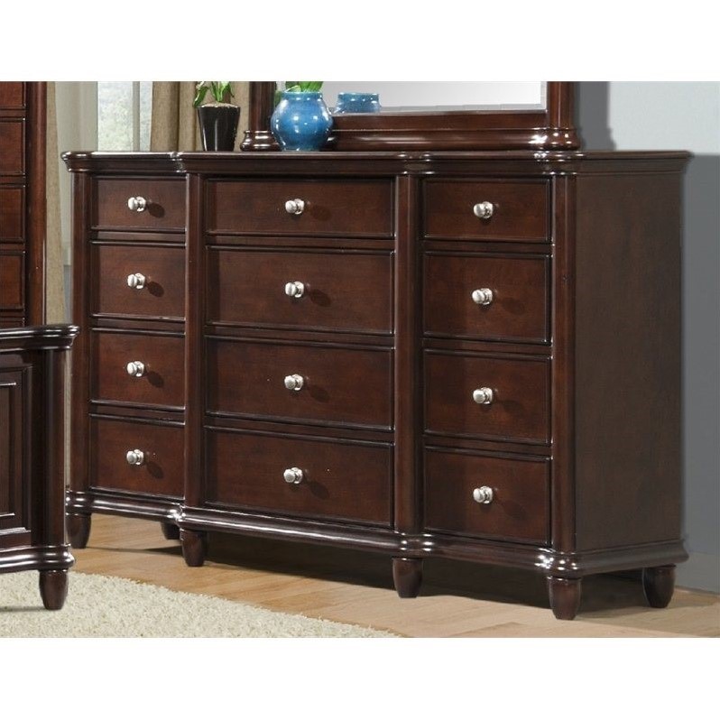 Bowery Hill Dresser in Warm Brown Cherry Cymax Business