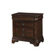 Bowery Hill Classic Solid Wood 4 Piece Queen Sleigh Bedroom Set in Warm Cherry