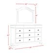 Bowery Hill Classic Solid Wood 5 Piece Queen Sleigh Bedroom Set in Warm Cherry
