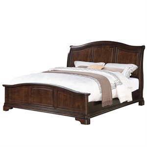 Bowery Hill Queen Panel Bed in Cherry