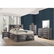 Bowery Hill 5-Drawers Bedroom Chest with Storage in Gray