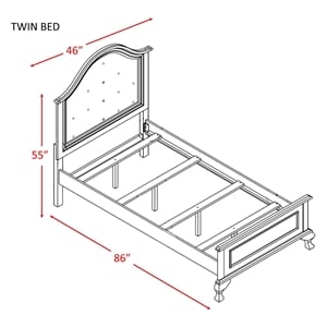 Bowery Hill Faux Leather Upholstered Full Panel Bed in White