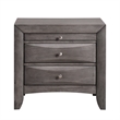 Bowery Hill Queen Storage 4 Piece Bedroom Set in Gray