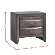 Bowery Hill Queen Storage 5 Piece Bedroom Set in Gray