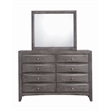 Bowery Hill Queen Storage 5 Piece Bedroom Set in Gray