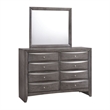 Bowery Hill Queen Storage 5 Piece Bedroom Set in Gray