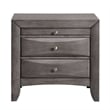Bowery Hill King Storage 5 Piece Bedroom Set in Gray