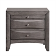 Bowery Hill King Storage 6 Piece Bedroom Set in Gray