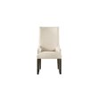 Bowery Hill Mid Century Wood Dining Arm Chair in Walnut (Set of 2)