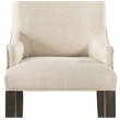 Bowery Hill Mid Century Wood Dining Arm Chair in Walnut (Set of 2)