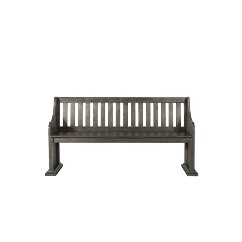 Bowery Hill Pew Bench in Dark Ash