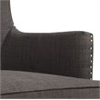 Bowery Hill French Solid Wood Chair in Heirloom Charcoal Gray