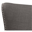 Bowery Hill French Solid Wood Chair in Heirloom Charcoal Gray