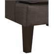 Bowery Hill French Solid Wood Chair in Heirloom Charcoal Gray