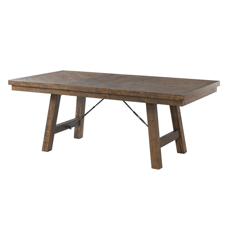 Bowery Hill 5 Piece Dining Set in Walnut and Cream