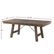 Bowery Hill 5 Piece Dining Set in Walnut and Cream