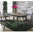Bowery Hill Extendable Dining Table in Gray Oak