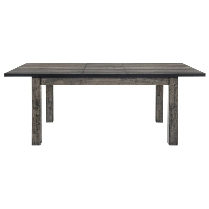 Bowery Hill Extendable Dining Table in Gray Oak