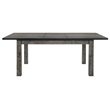 Bowery Hill Extendable Dining Table in Gray Oak