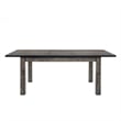 Bowery Hill 6 Piece Dining Set with Padded Seats in Gray Oak/Black